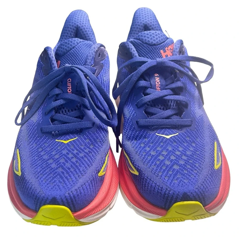 Hoka Clifton 9 Running Shoes Women's Size 7 Trainers Athletic 1132211-BPPY